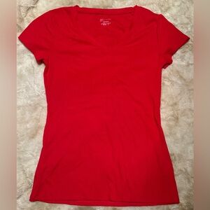 No Boundaries Bright Red Short Sleeve Tee